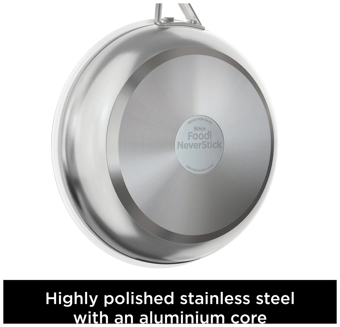 Ninja Zerostick Stainless Steel 5 Piece Non Stick Pan Set - Image 3