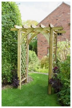 Forest Garden Ultima Pergola Arch With 2 Side Panels