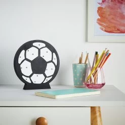 Glow Kids Wooden Football Table Light - Black & White
