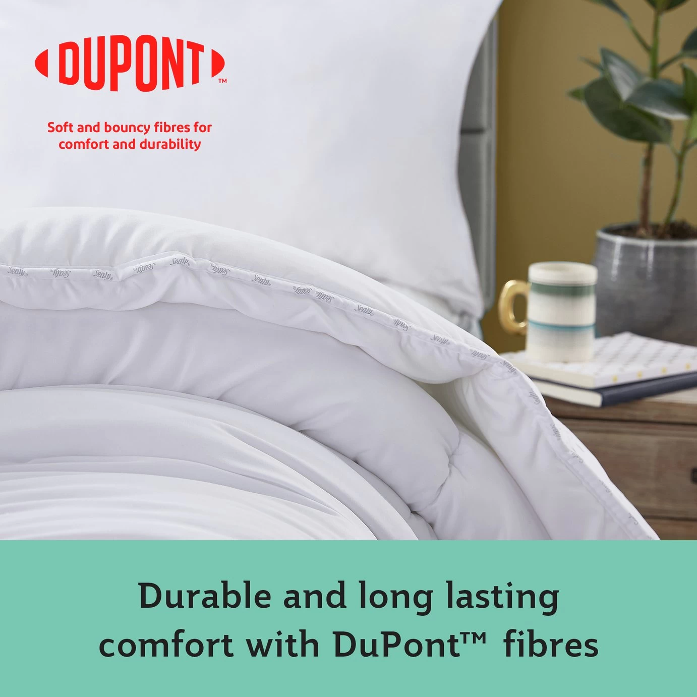 Sealy Anti Allergy Hollowfibre 10.5Tog Duvet - Single - Image 3