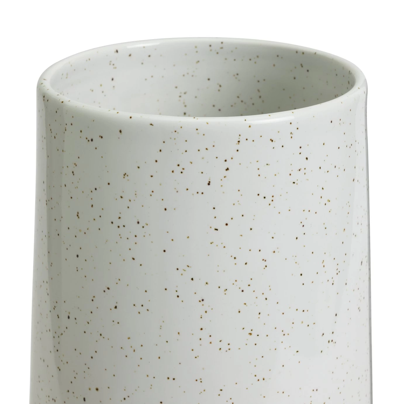 Habitat Reactive Glaze Dipped Ceramic Vase - White - Image 4