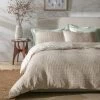 Habitat Cotton Contrast Waffle Beige Bedding Set - Single