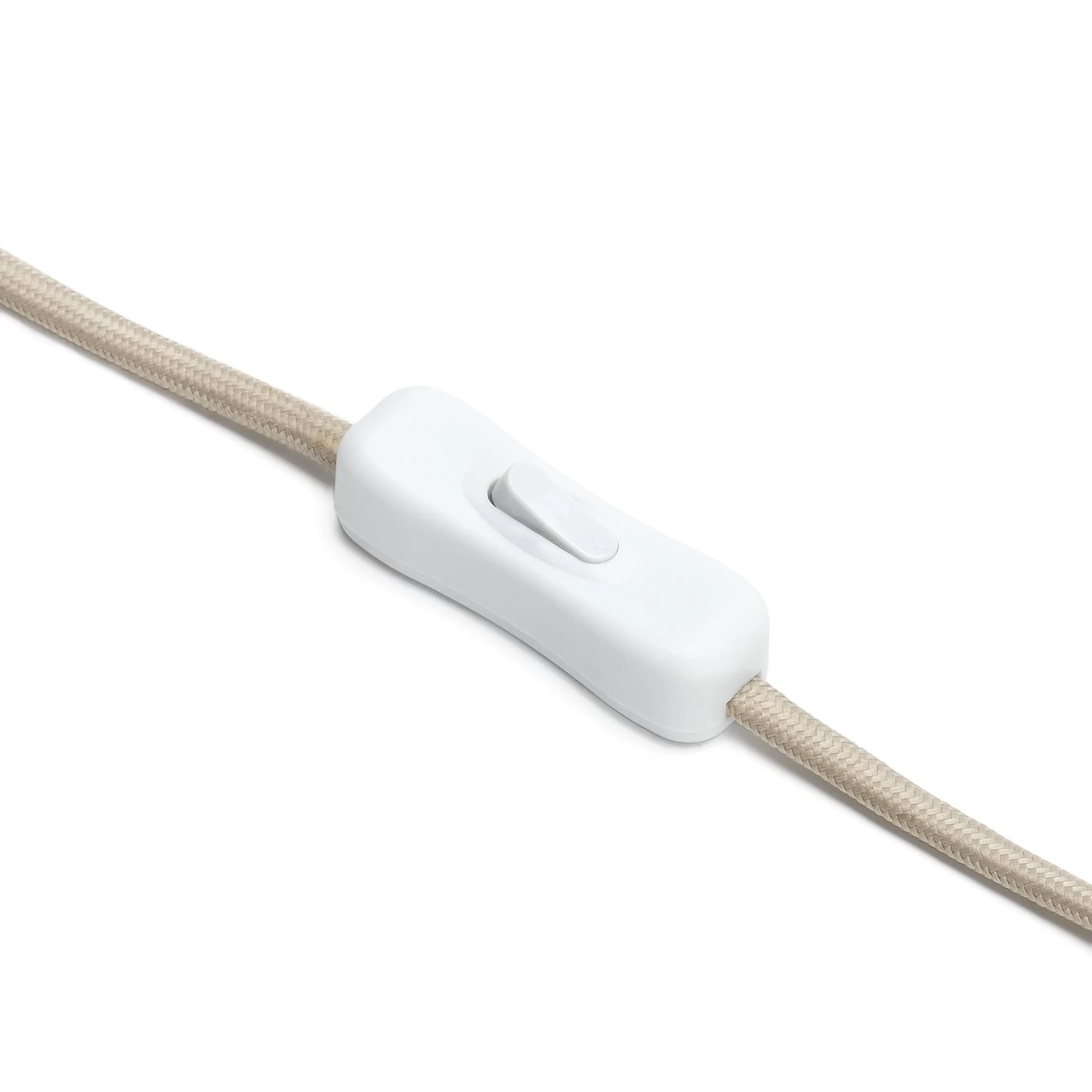 Habitat Embossed Floral Ceramic Table Lamp - Off White - Image 6