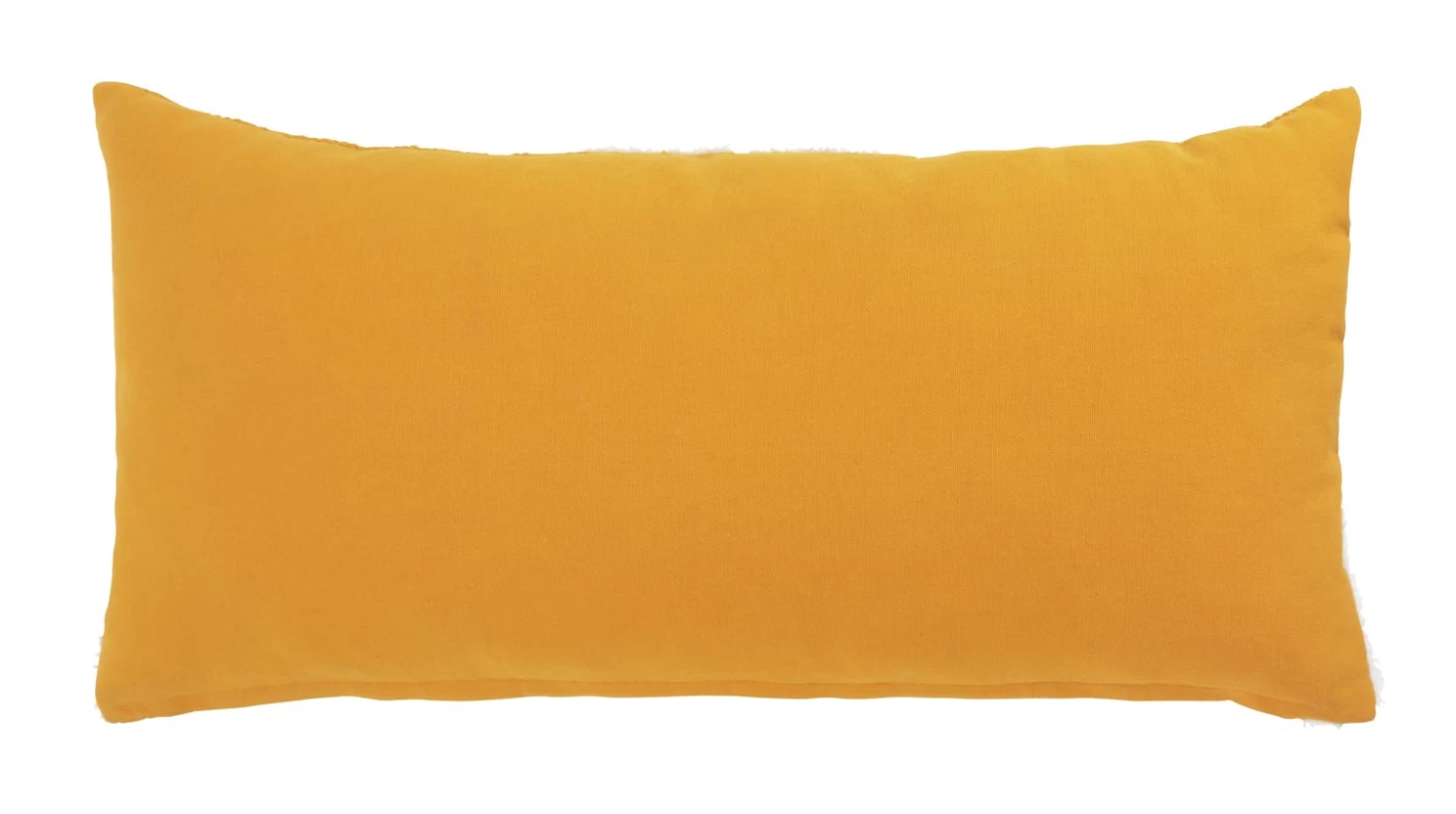 Habitat Geo Tufted Cushion - Yellow & White - 60x30cm - Image 4