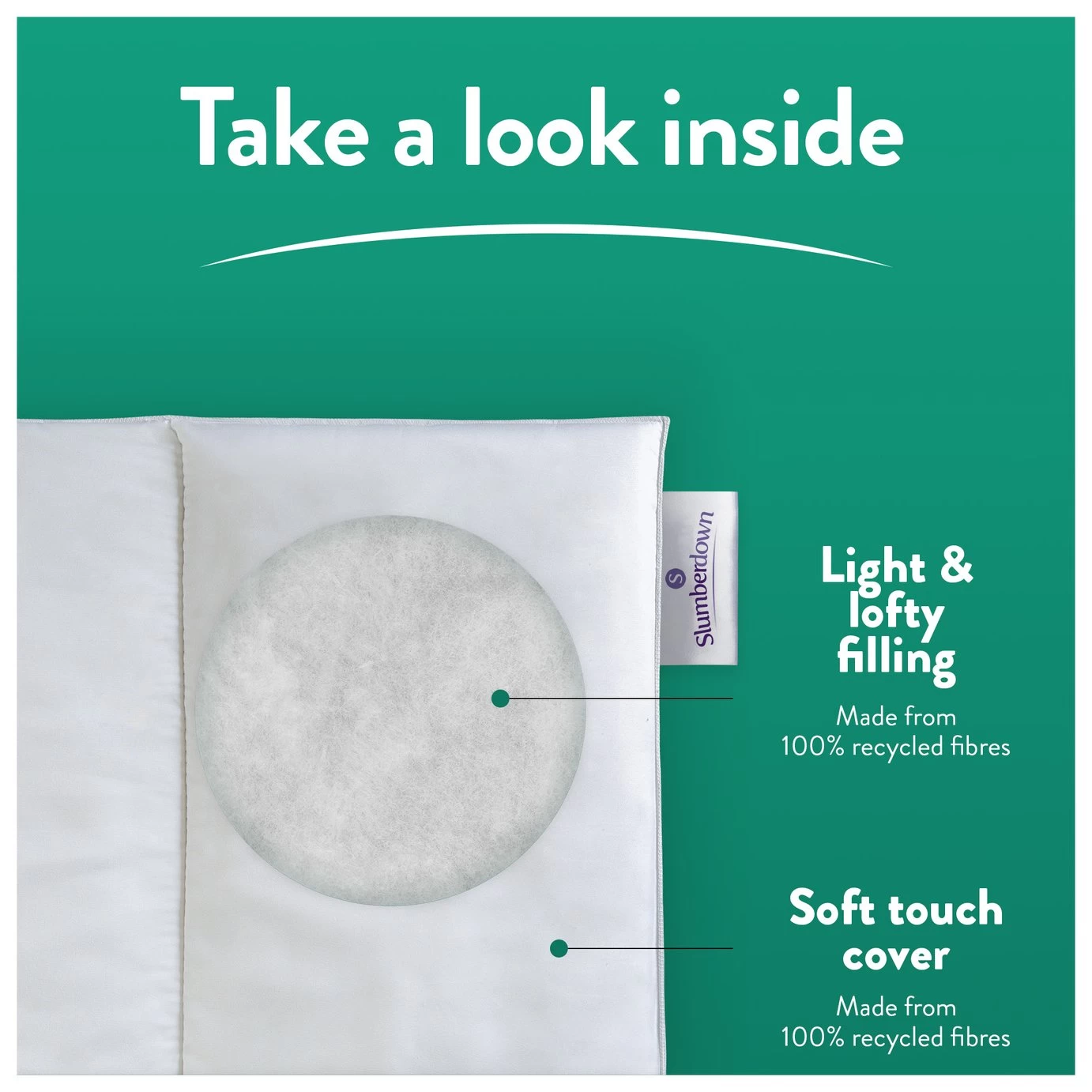 Slumberdown Remade 10.5 Tog Duvet - Single - Image 4