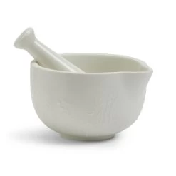Habitat Herbalist Pestle And Mortar - White