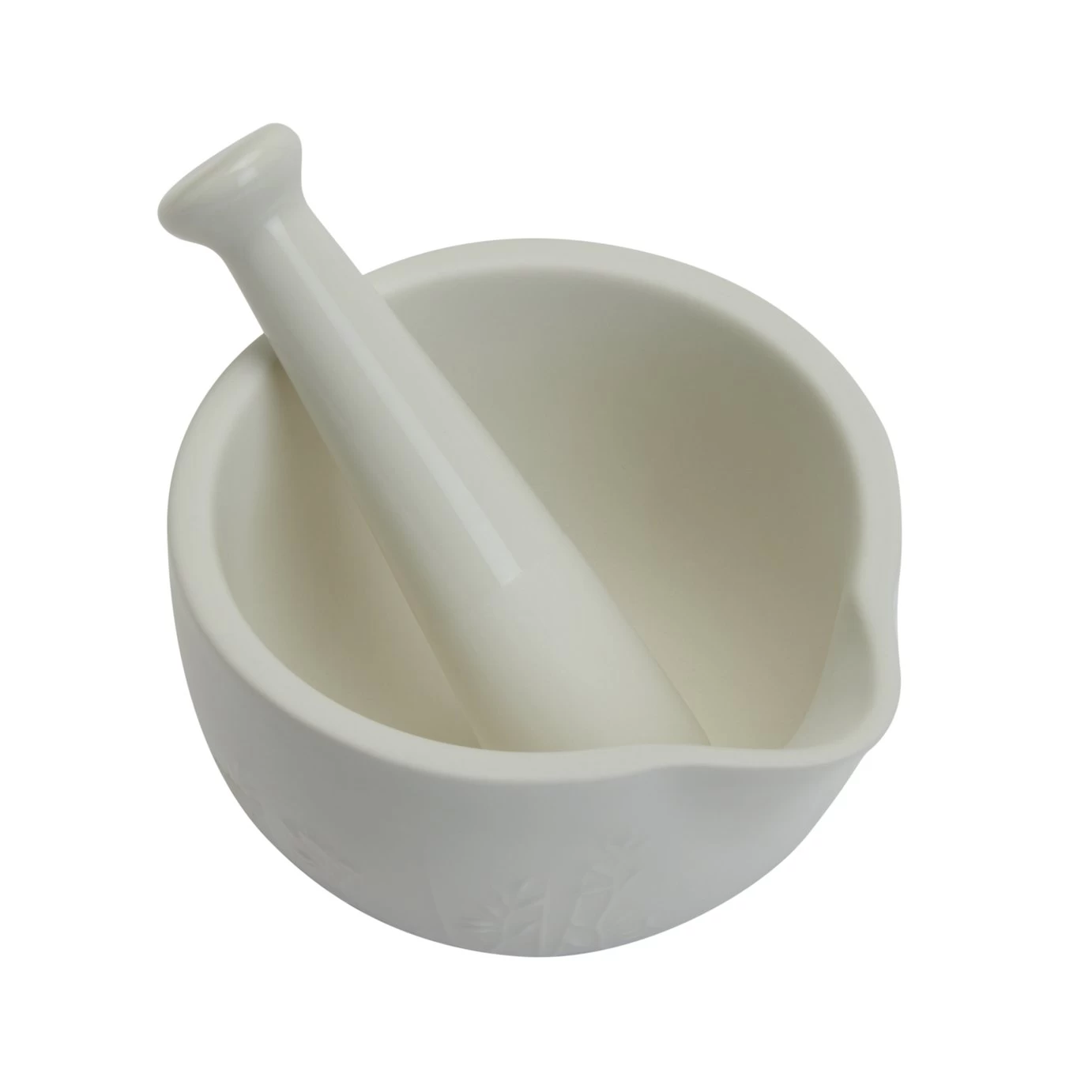 Habitat Herbalist Pestle And Mortar - White - Image 3