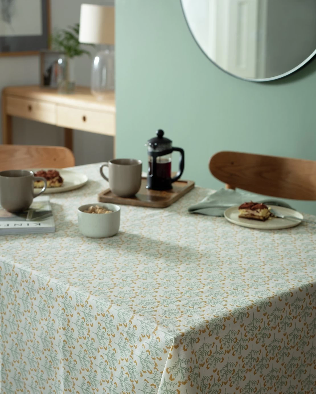 Habitat Country Meadow Wipe Clean Table Cloth - Printed - Image 2