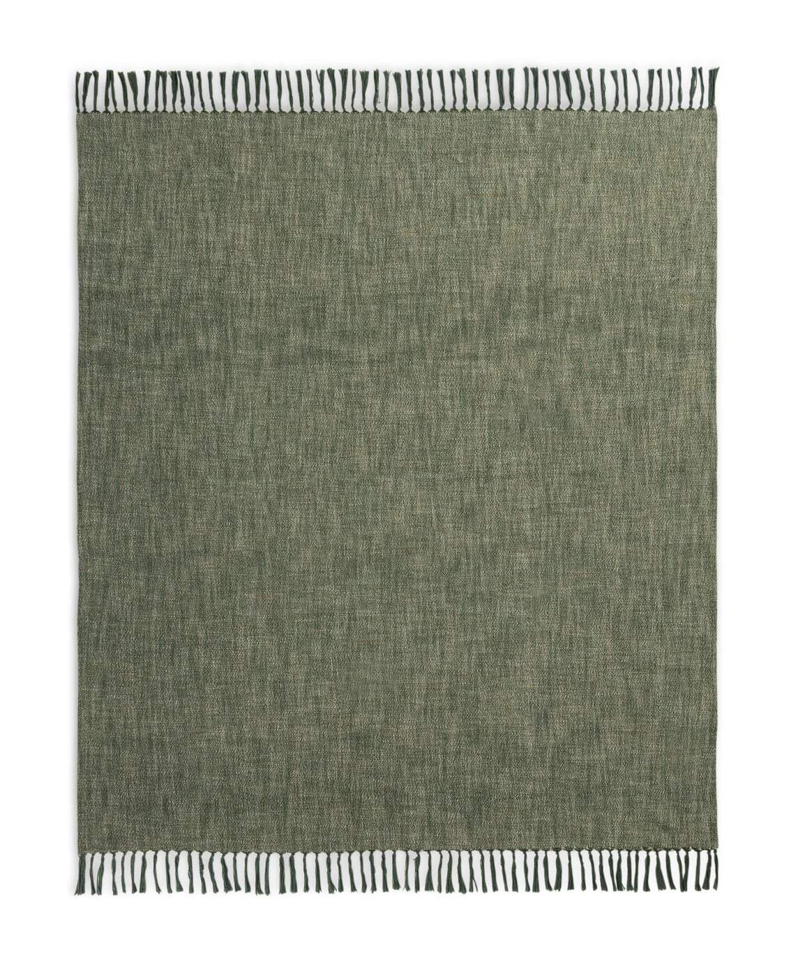 Habitat Recycled Throw - Green - 125x150cm - Image 5