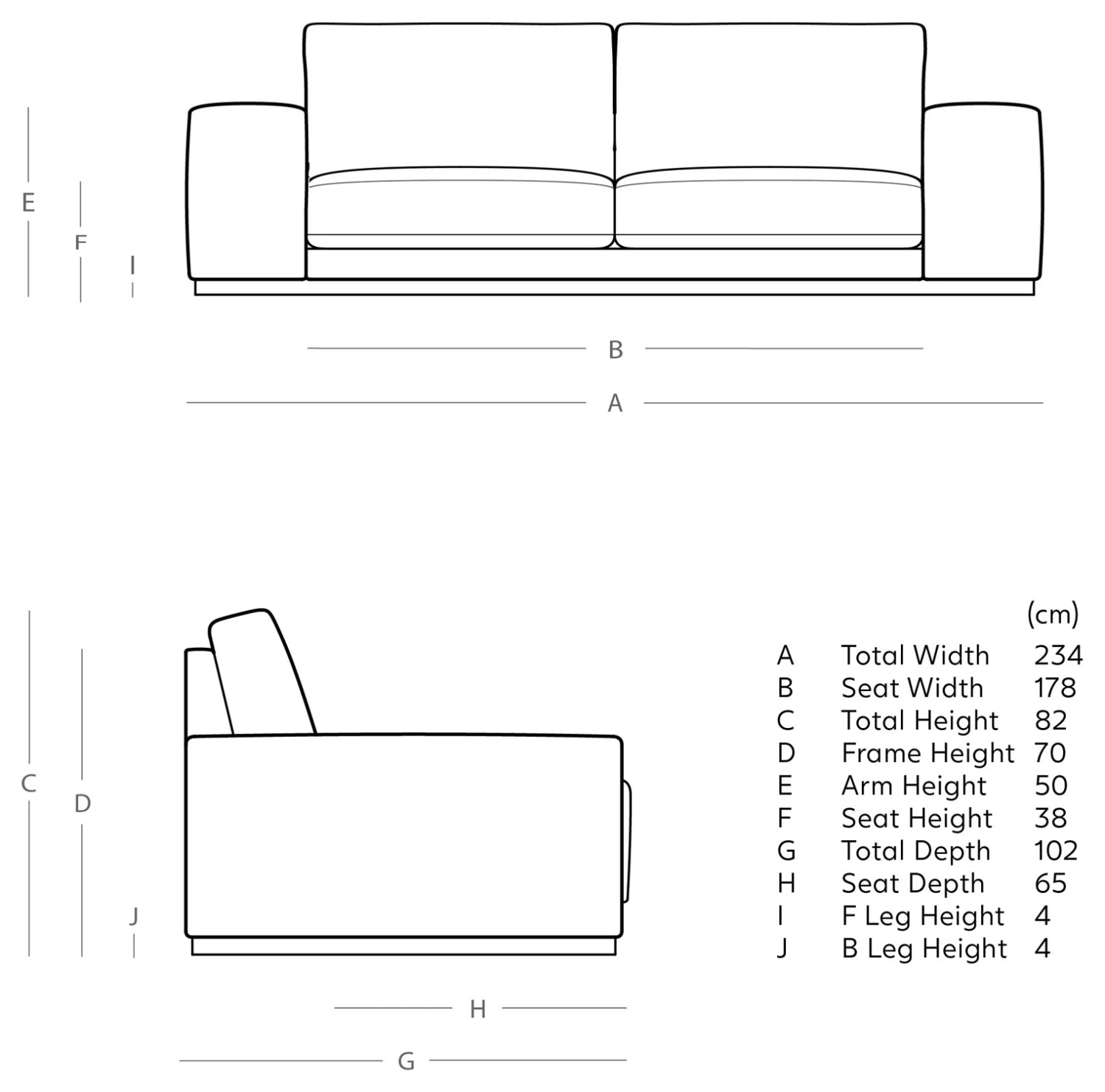 Swoon Denver Velvet 3 Seater Sofa- Kingfisher Blue - Image 4