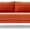 Swoon Turin Velvet 2 Seater Sofa - Burnt Orange