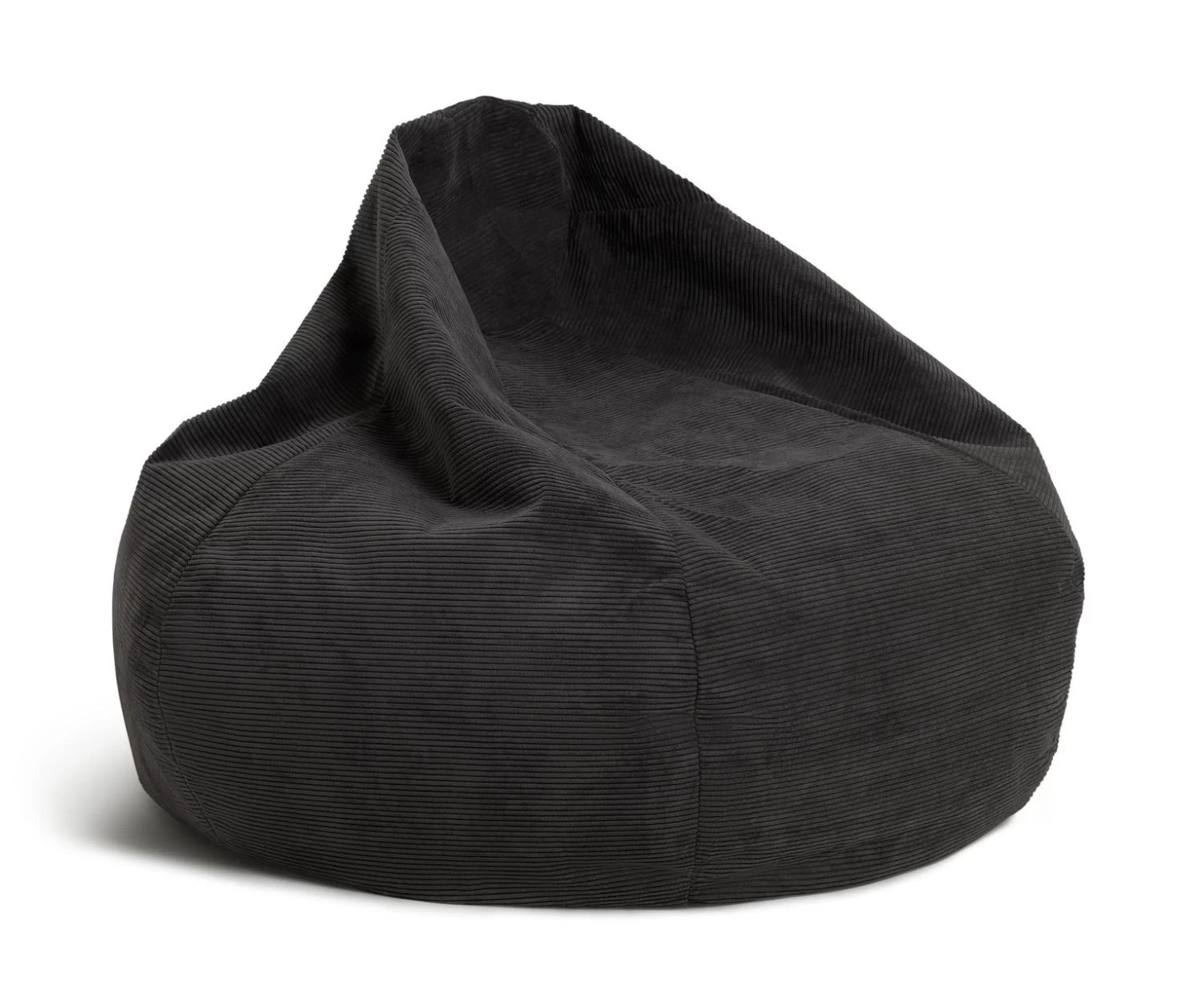 Kaikoo Aryton Cord Beanbag - Grey - Image 4