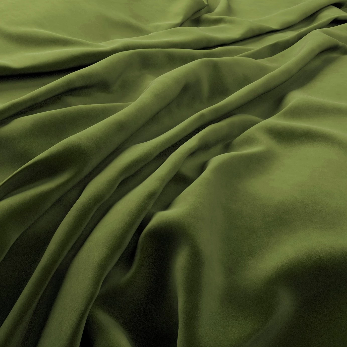 Swoon Alena Velvet Right Hand Corner Sofa - Fern Green - Image 3