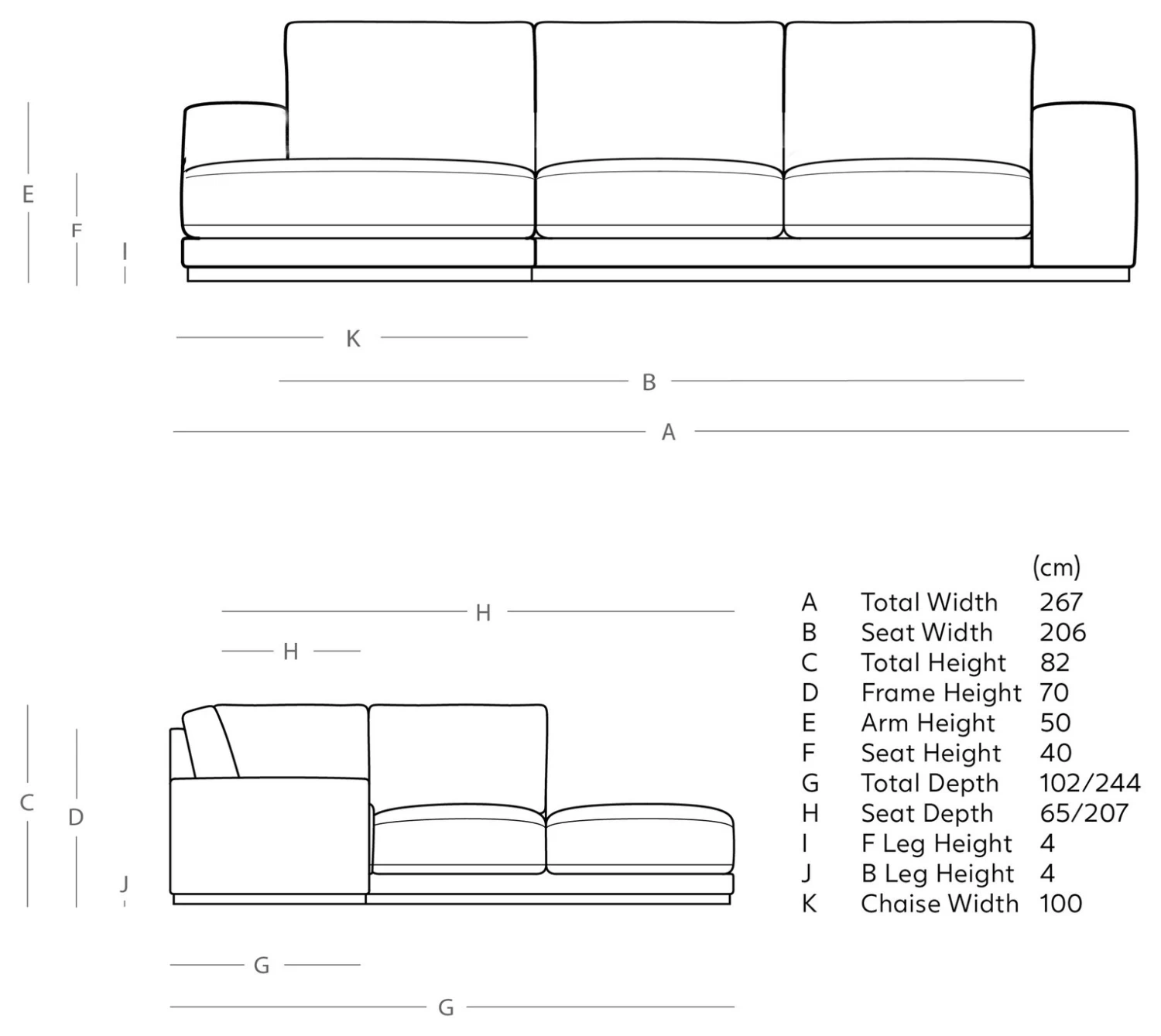 Swoon Denver Velvet Left Hand Corner Sofa - Taupe - Image 4