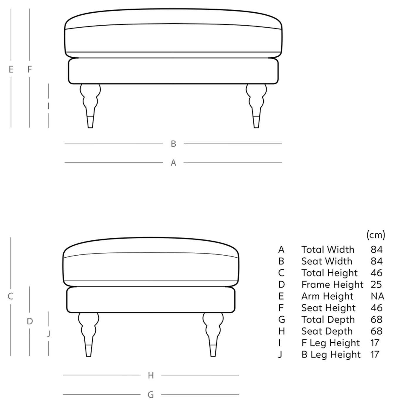 Swoon Charlbury Velvet Ottoman Footstool - Taupe - Image 4