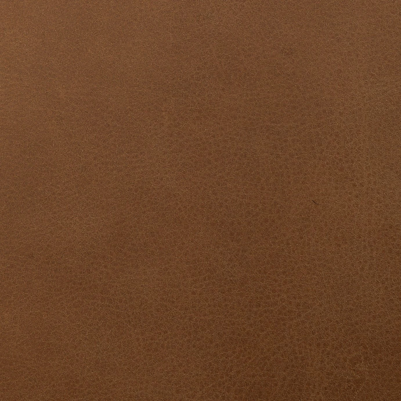 Habitat Moore Leather Ottoman Footstool - Tan - Image 2