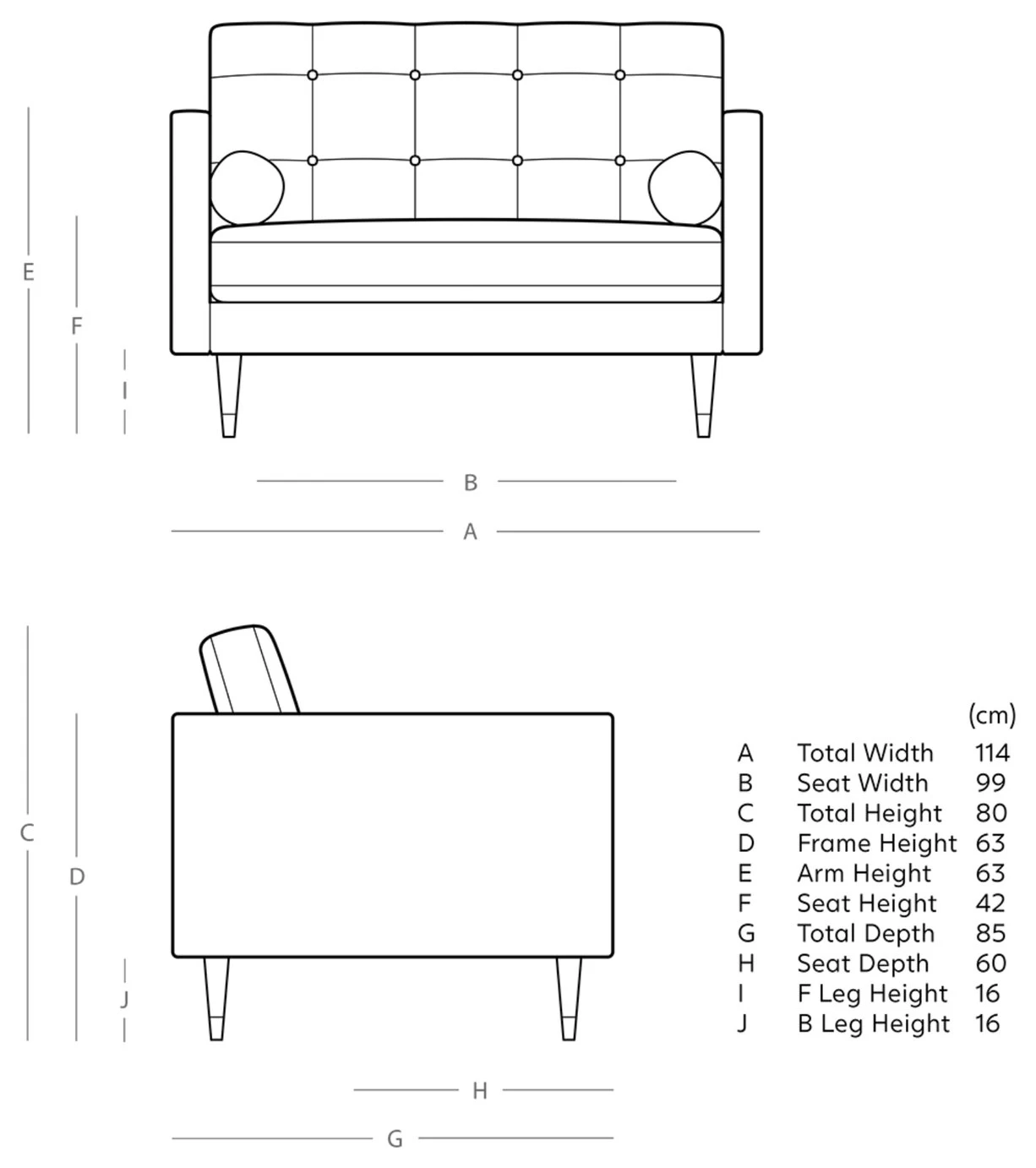 Swoon Porto Velvet Cuddle Chair - Burnt Orange - Image 4