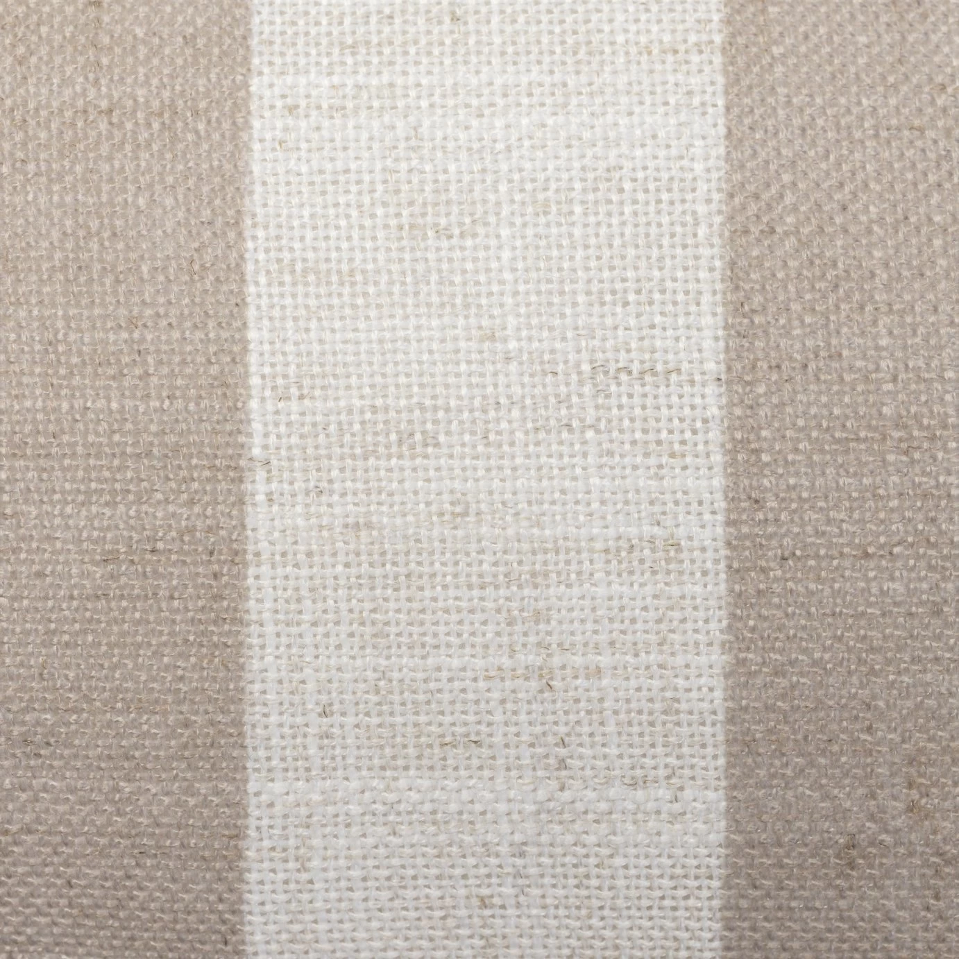 Habitat Striped Cushion - Coffee Cream - 30x50cm - Image 3