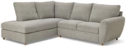 Habitat Ashford Fabric Left Corner Chaise Sofa - Grey