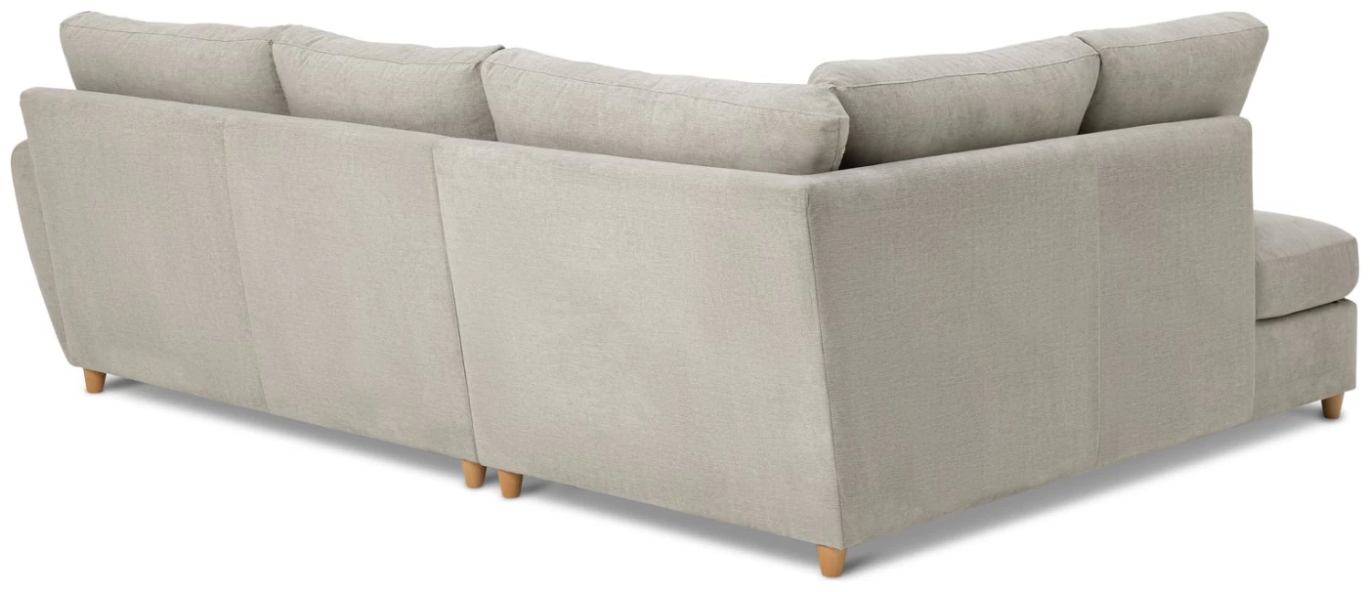 Habitat Ashford Fabric Left Corner Chaise Sofa - Grey - Image 7