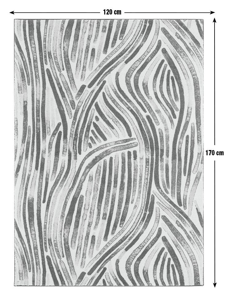 Habitat Herbalist Flatweave Rug - 120X170cm - Blue & White - Image 4