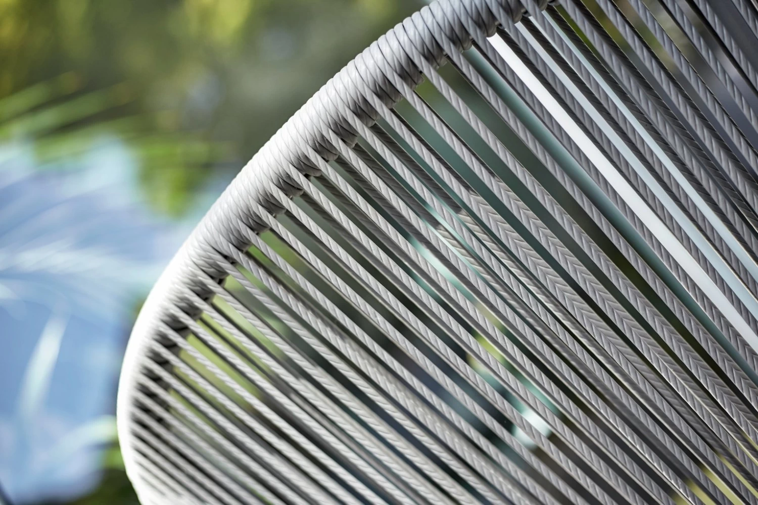 Habitat Nordic 4 Seater Rattan Garden Bistro Set - Grey - Image 9