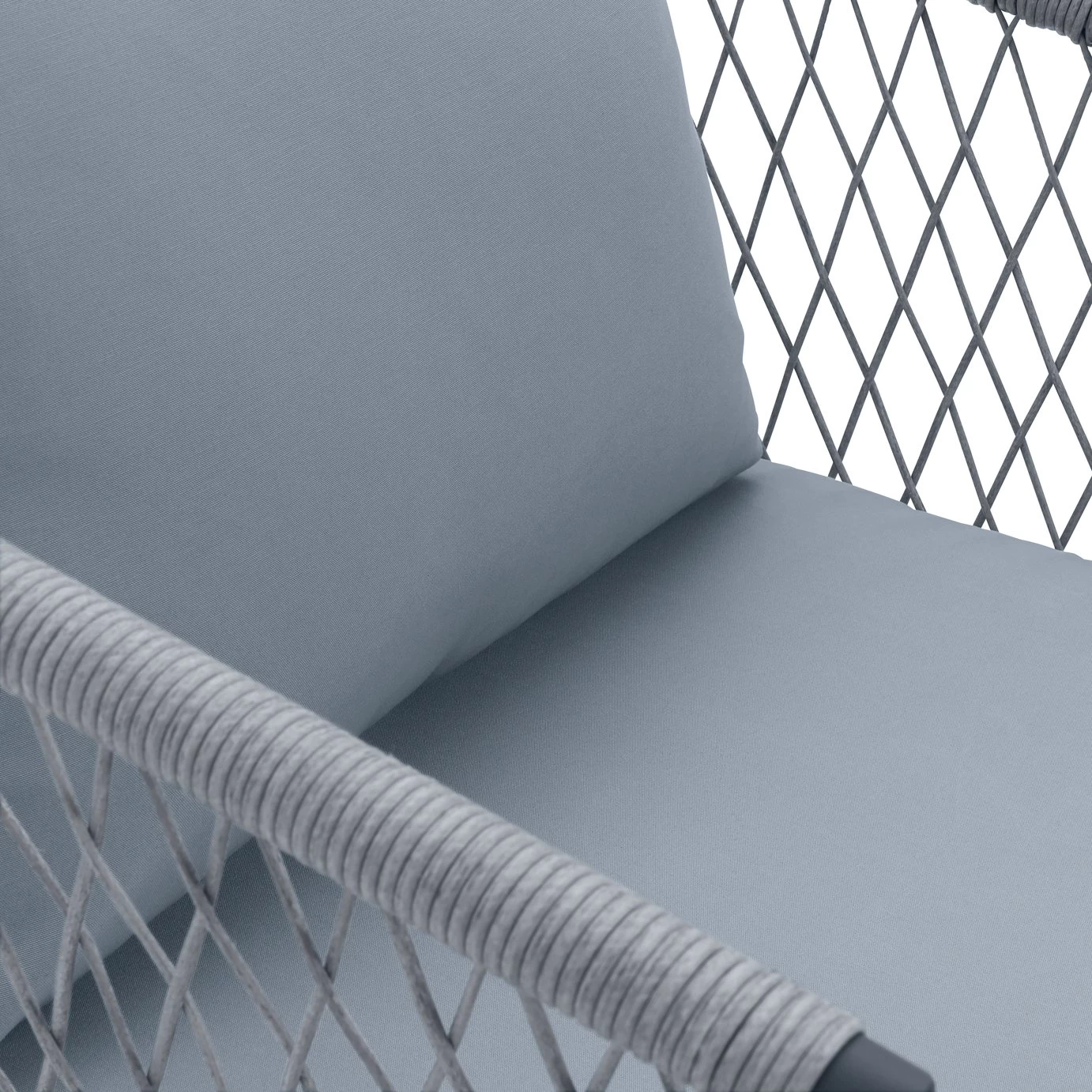 Habitat Somerset 2 Seater Rattan Effect Garden Bistro Set - Image 7