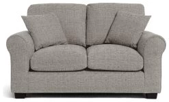Habitat Lisbon Fabric 2 Seater Sofa - Grey