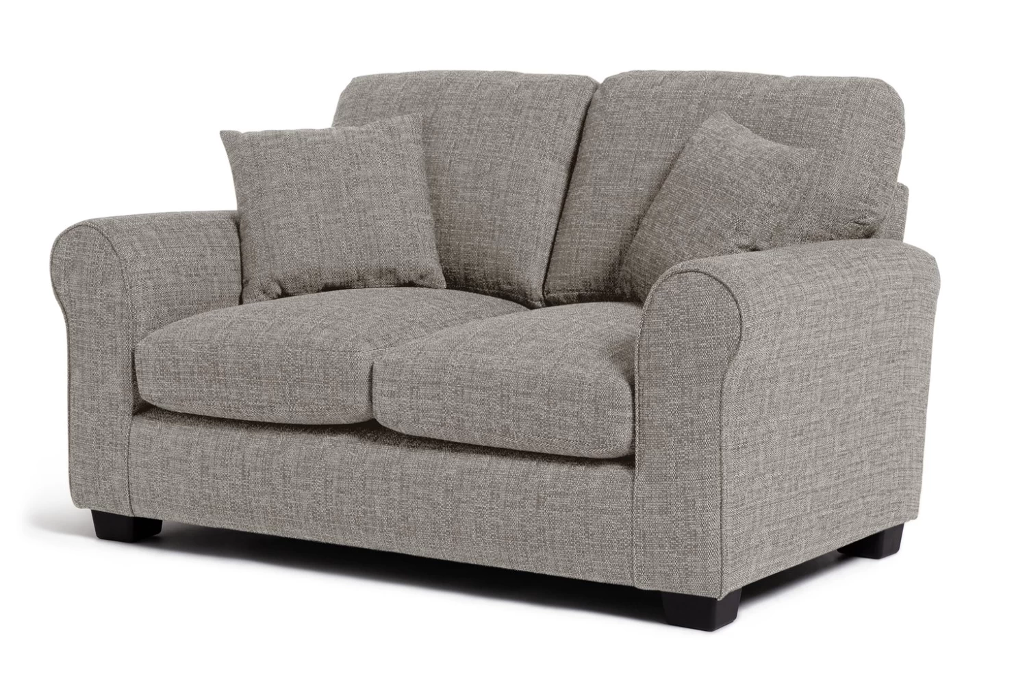 Habitat Lisbon Fabric 2 Seater Sofa - Grey - Image 5