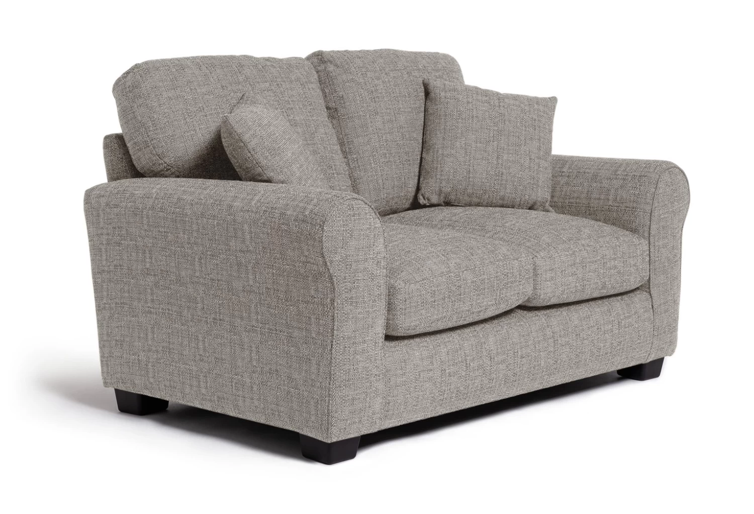 Habitat Lisbon Fabric 2 Seater Sofa - Grey - Image 7