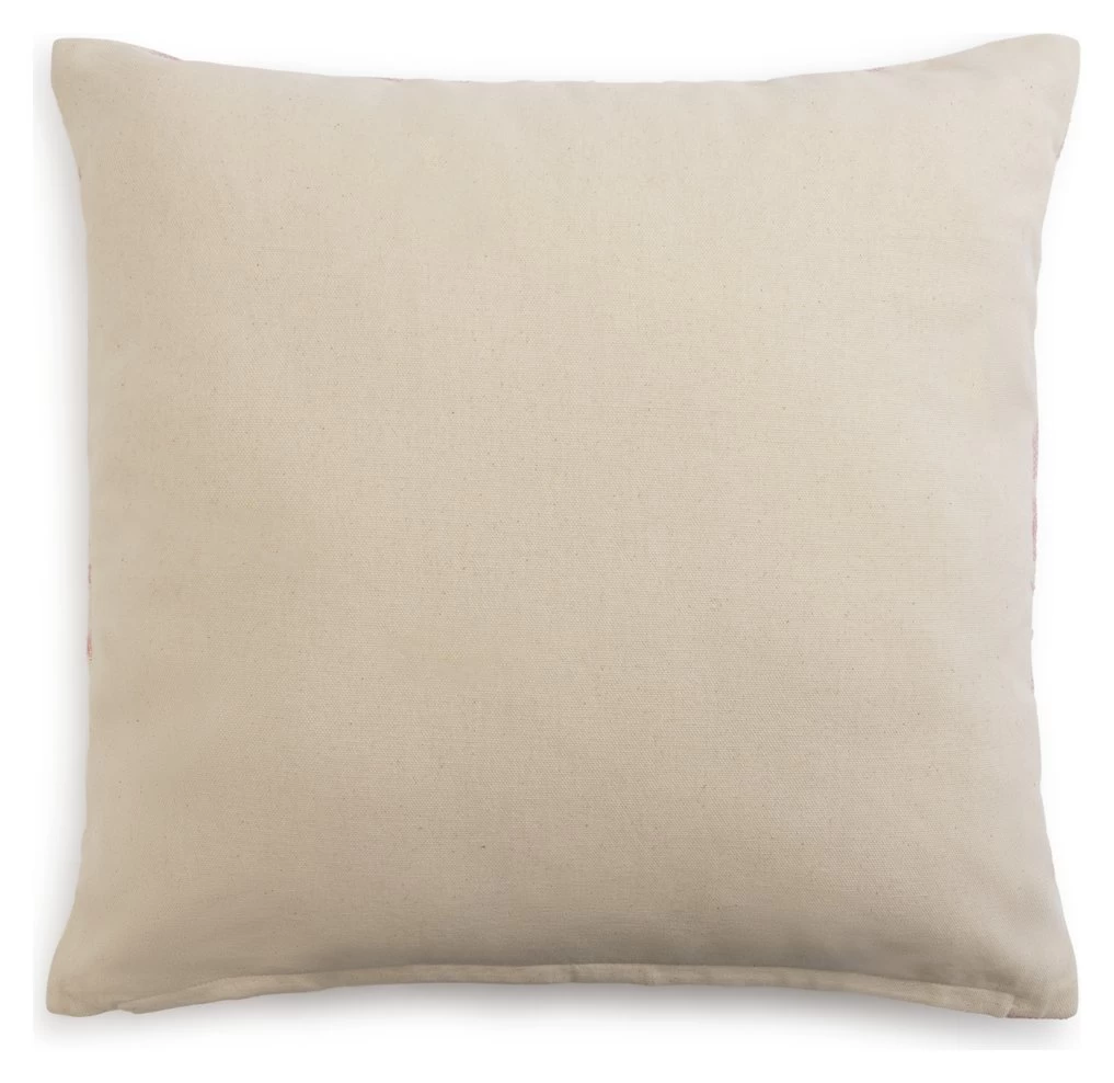 Habitat Checker Board Cushion - White & Pink - 43x43cm - Image 4