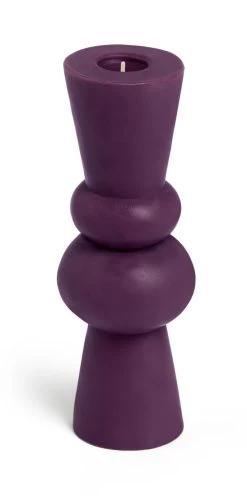 Habitat Turned Shaped Large Candle - Unscented