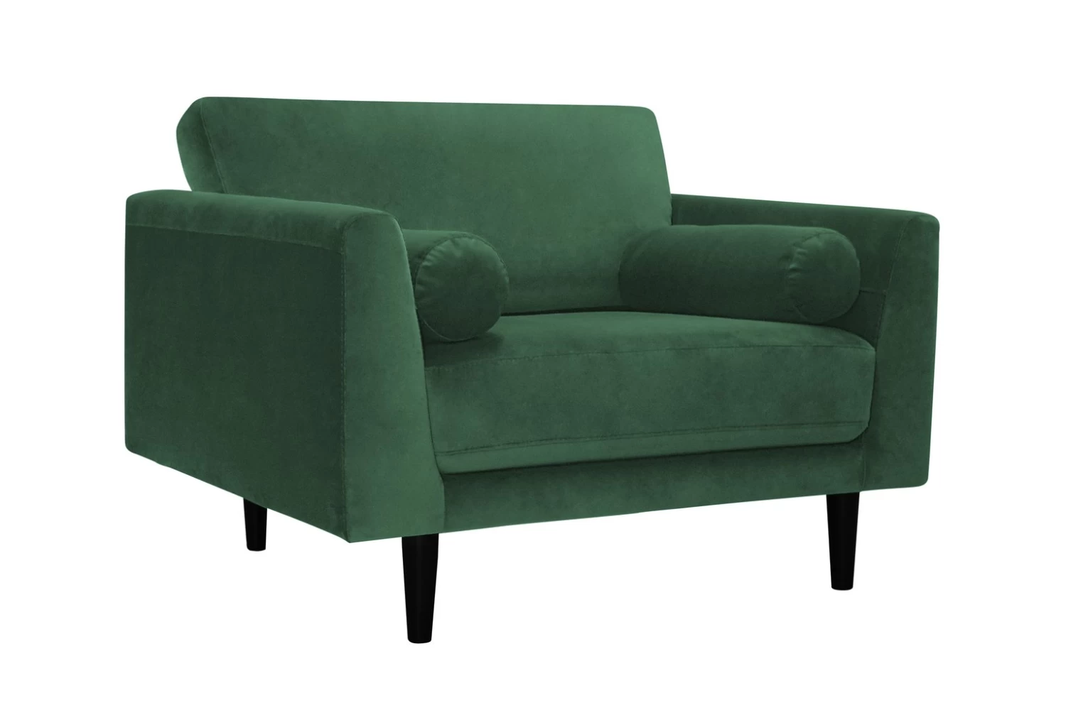 Habitat Jacob Fabric Cuddle Chair - Emerald Green - Image 6