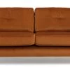 Habitat Isla 3 Seater Velvet Sofa - Orange