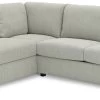 Habitat Florence Fabric Left Hand Corner Chaise Sofa - Cream