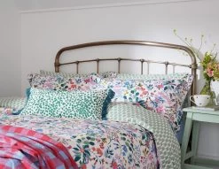 Joules Cotton Pheasant Floral White Bedding Set - Single