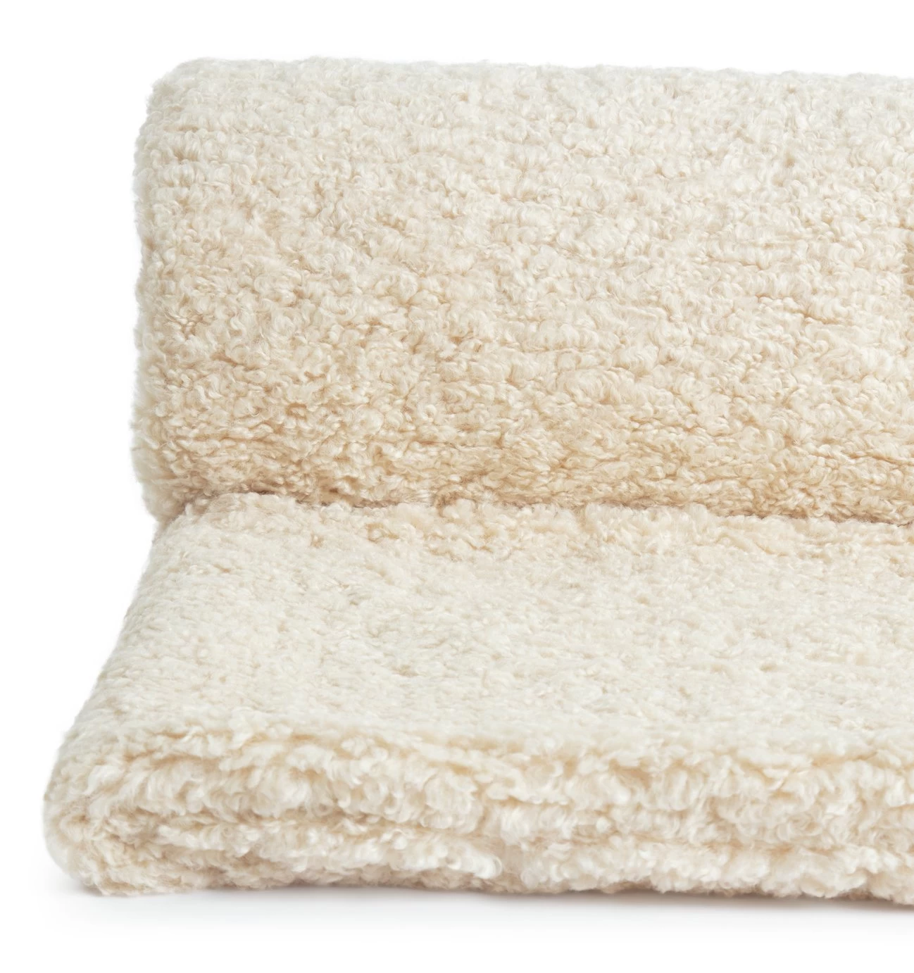 Habitat Shearling Throw - Oatmeal - 150x200cm - Image 4
