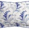 V&A Cotton 200 TC Baroque Patterned Pillowcase - Blue