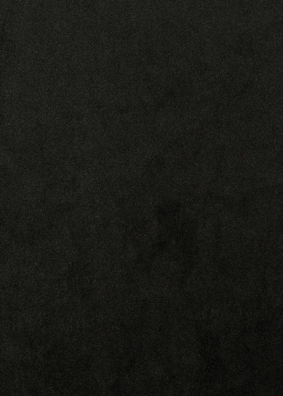 Habitat Jax Velvet Footstool - Black - Image 2