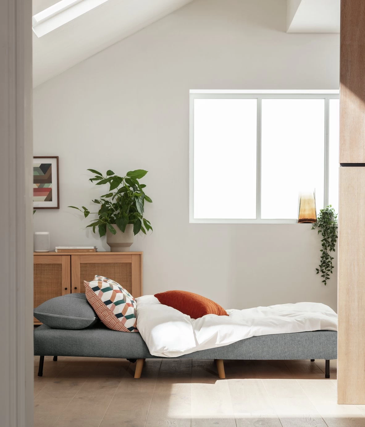 Habitat Roma Small Double Chairbed - Grey - Image 9