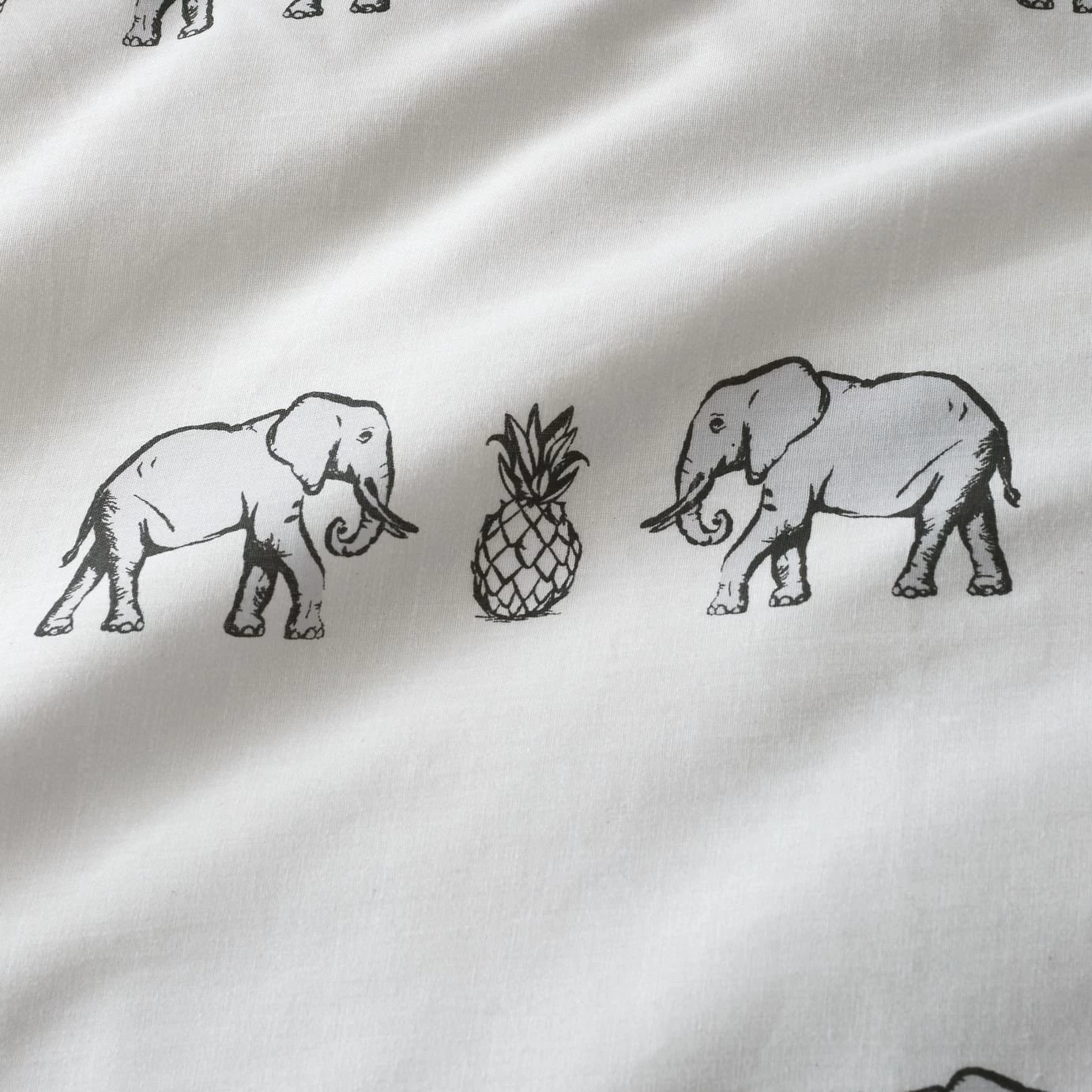 Pineapple Elephant Tembo Natural Bedding Set - King - Image 2