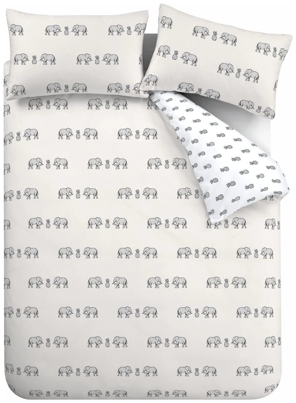 Pineapple Elephant Tembo Natural Bedding Set - King - Image 3