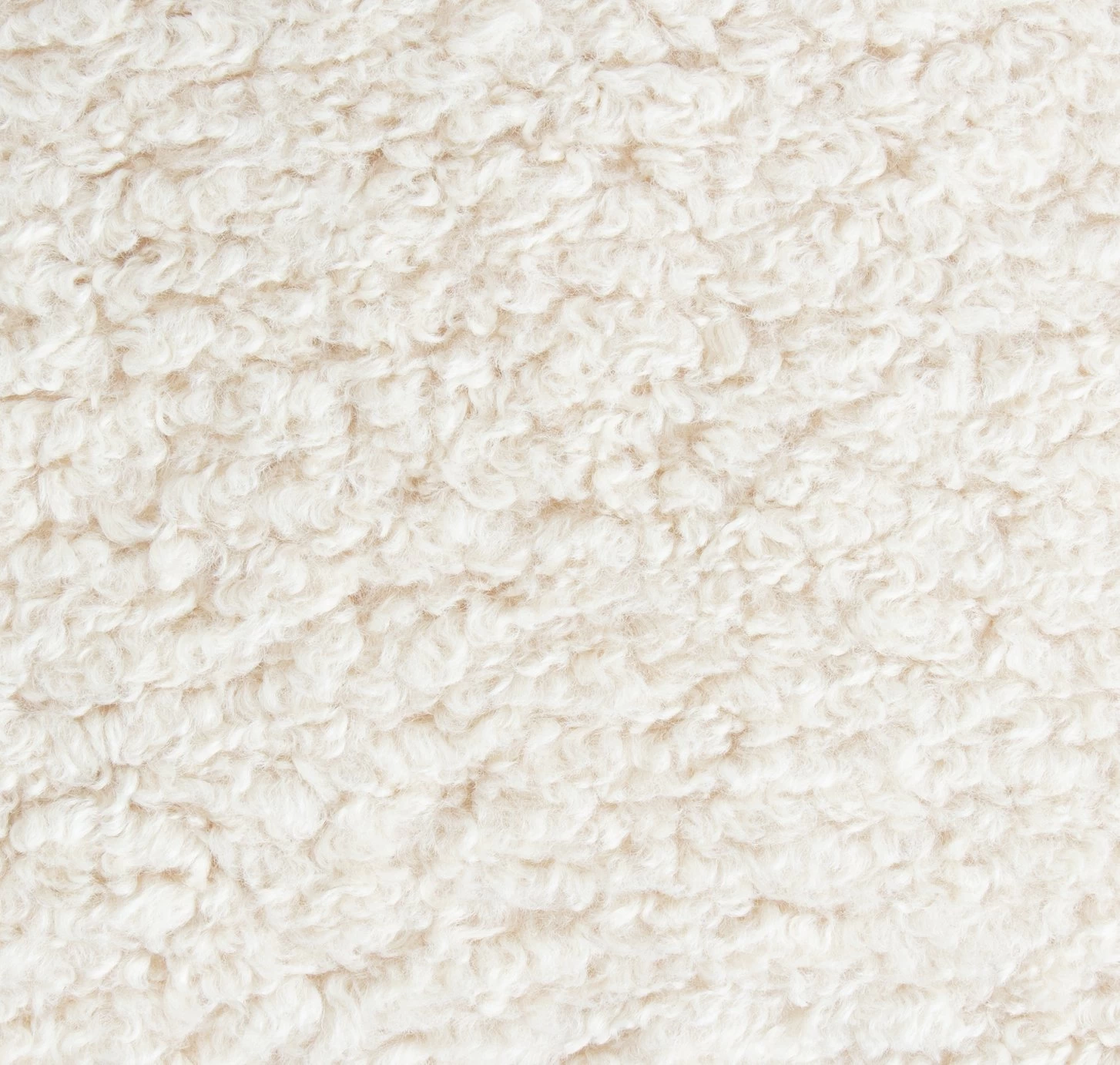 Habitat Faux Shearling Cushion - Oatmeal - 60X40cm - Image 3