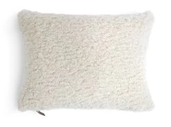 Habitat Faux Shearling Cushion - Oatmeal - 60X40cm