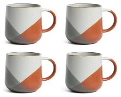 Habitat Dipped Speckle Set Of 4 Mugs