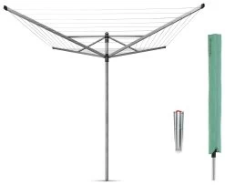 Brabantia 60m Lift-O-Matic Washing Line With Ground Spike