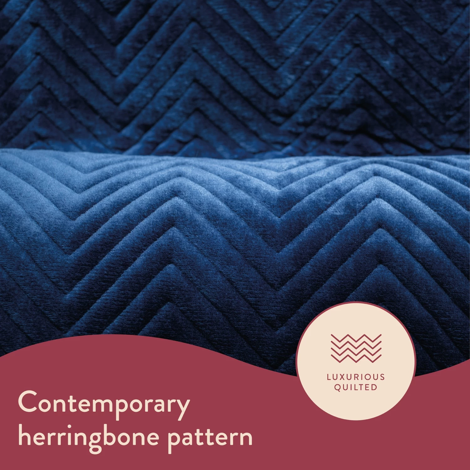 Dreamland Deluxe Velvet Royal Blue Heated Throw - Large - Image 14