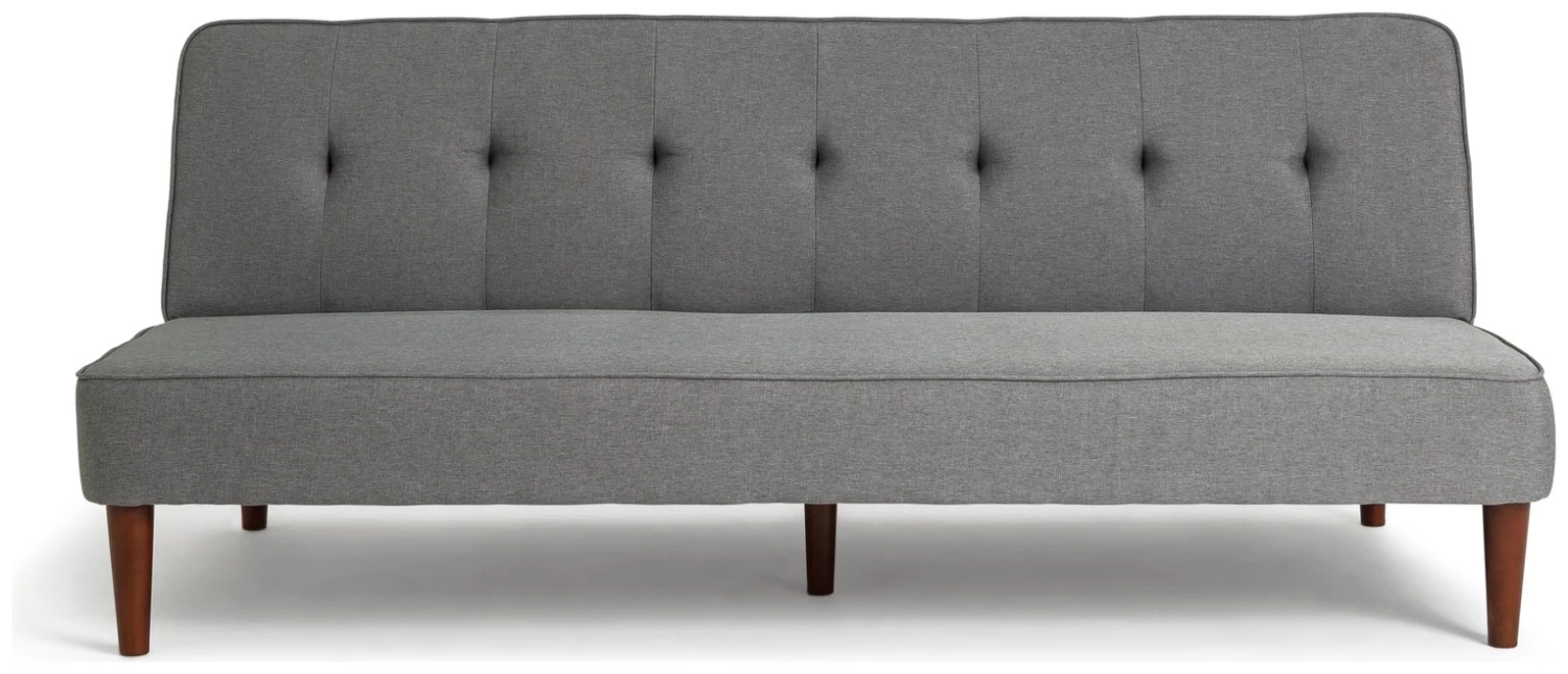 Habitat Odeon 2 Seater Fabric Clic Clac Sofa Bed - Grey