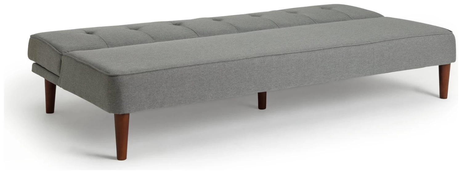 Habitat Odeon 2 Seater Fabric Clic Clac Sofa Bed - Grey - Image 5