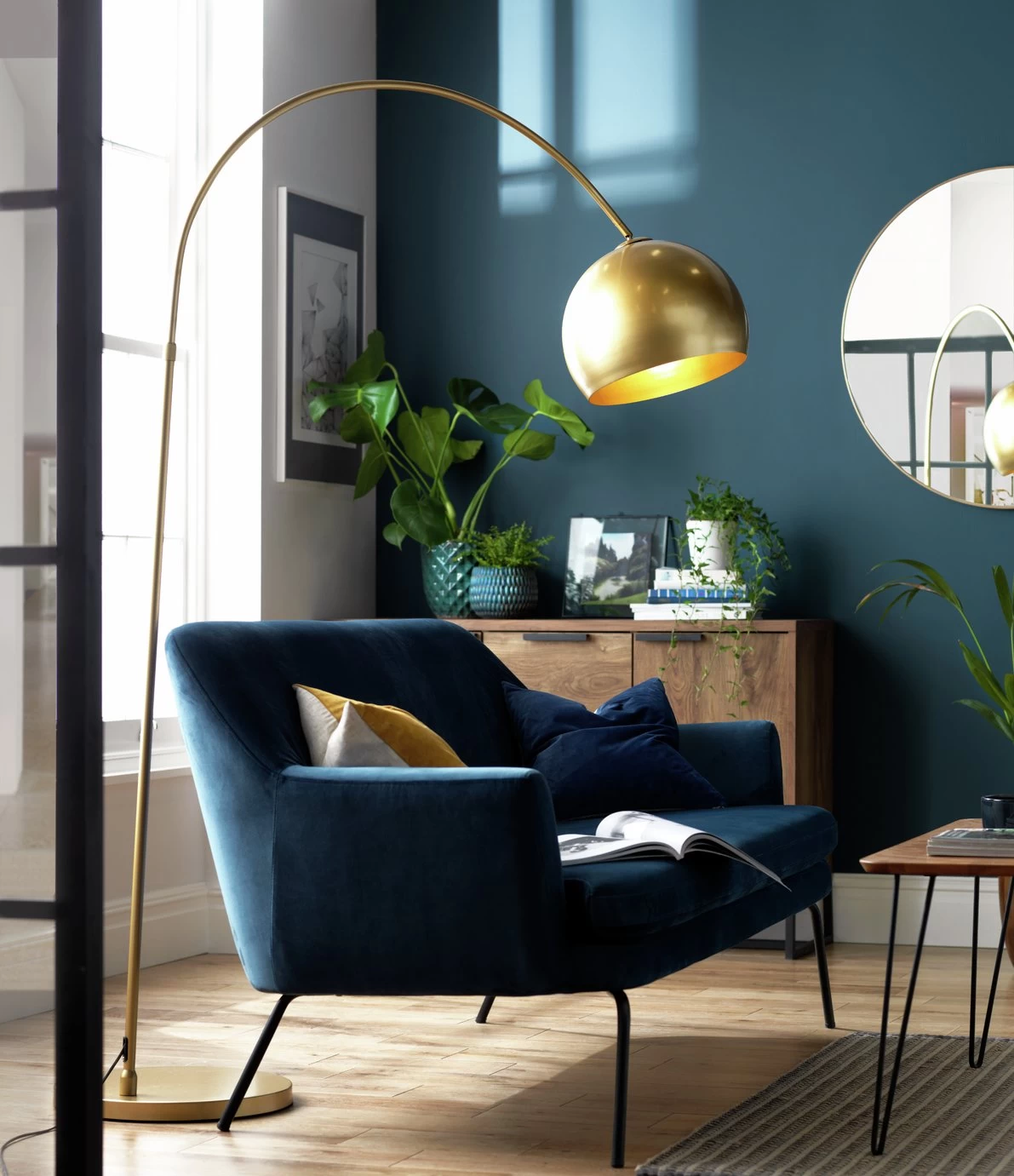 Habitat Wilderness Large Arc Floor Lamp - Image 2